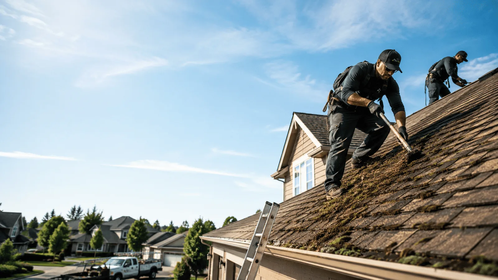 Roof Moss Removal in Kawkawlin, MI near me